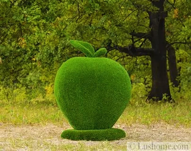 artificial grass apple topiary garden decorations