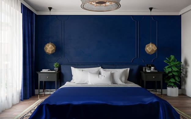 modern bedroom wallpaper fabrics decorations