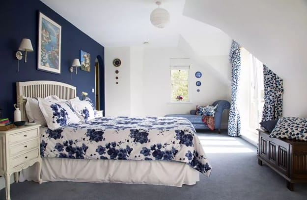 modern bedroom wallpaper fabrics decorations