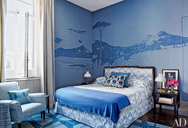 modern bedroom wallpaper fabrics decorations