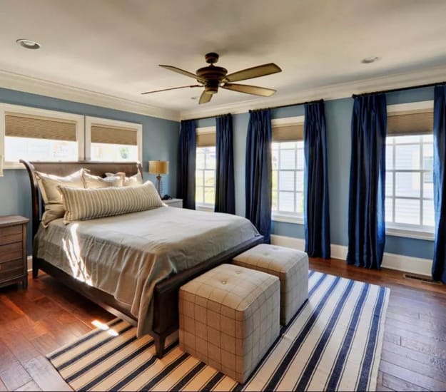 modern bedroom wallpaper fabrics decorations