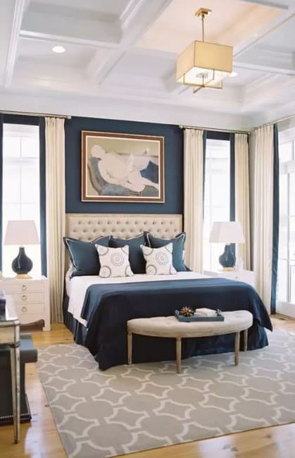 modern bedroom wallpaper fabrics decorations