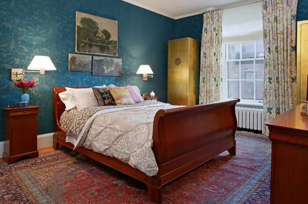 modern bedroom wallpaper fabrics decorations
