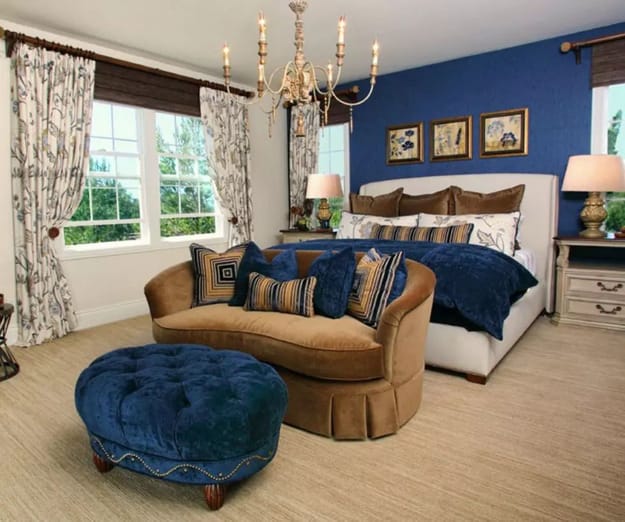 modern bedroom wallpaper fabrics decorations