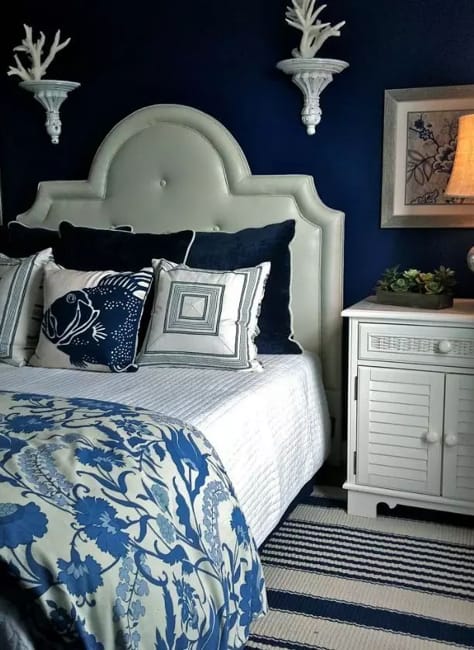 modern bedroom wallpaper fabrics decorations
