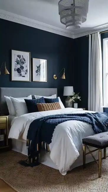 modern bedroom wallpaper fabrics decorations