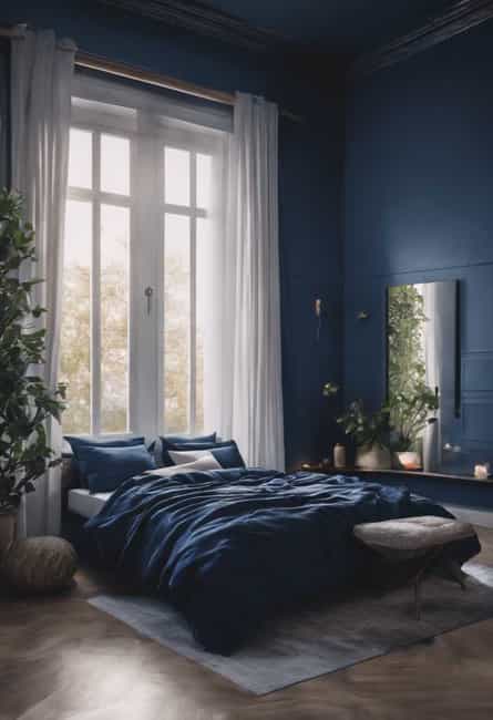 blue colors modern interior design