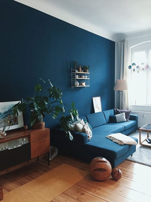 blue colors modern interior design