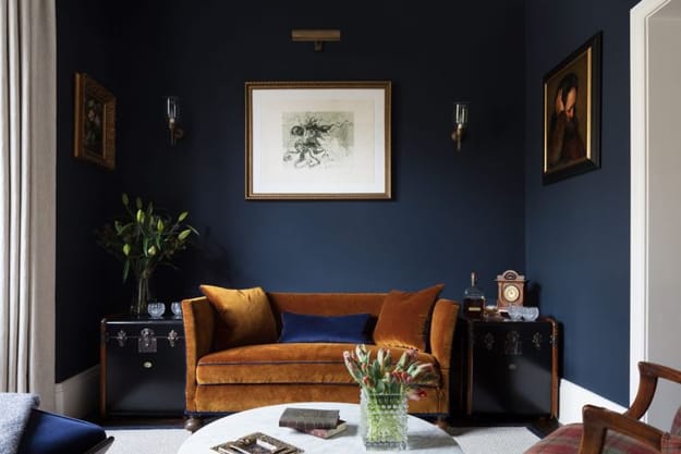 blue colors modern interior design