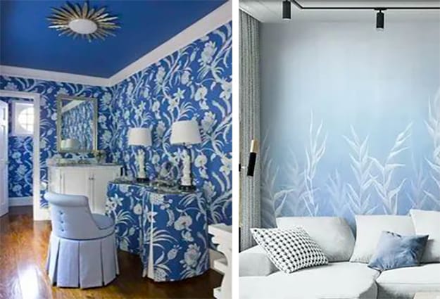 blue colors modern interior design