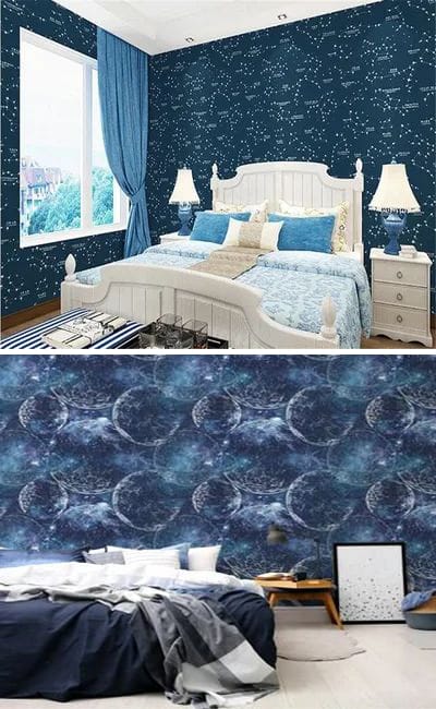 blue colors modern interior design