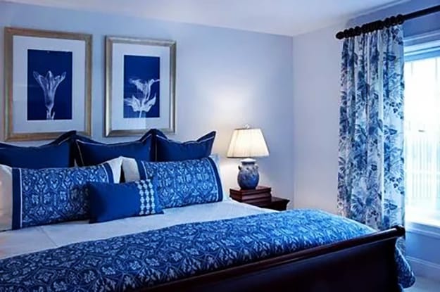 blue colors modern interior design