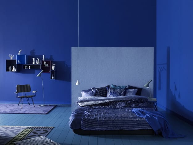 blue colors modern interior design