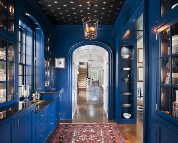blue colors modern interior design