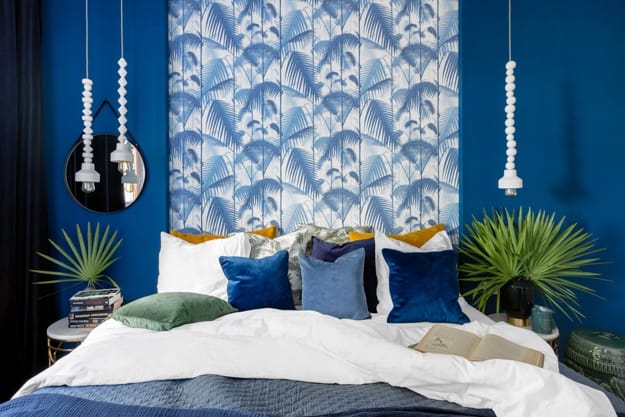 blue colors modern interior design