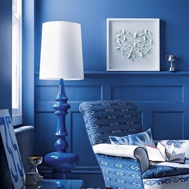 blue colors modern interior design