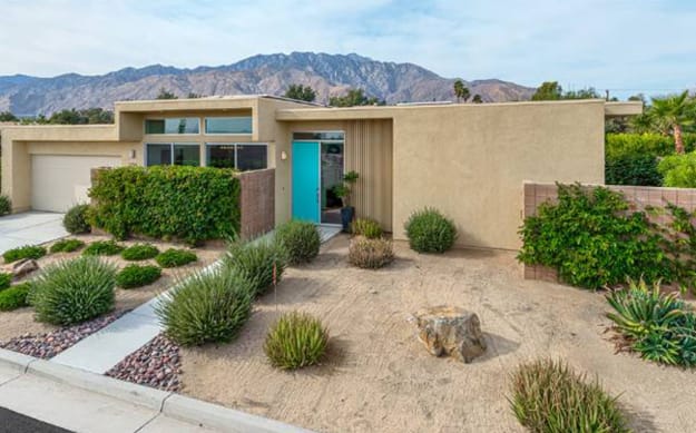 exterior door colors mid century modern style