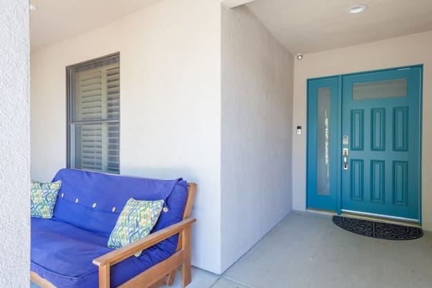exterior door colors mid century modern style