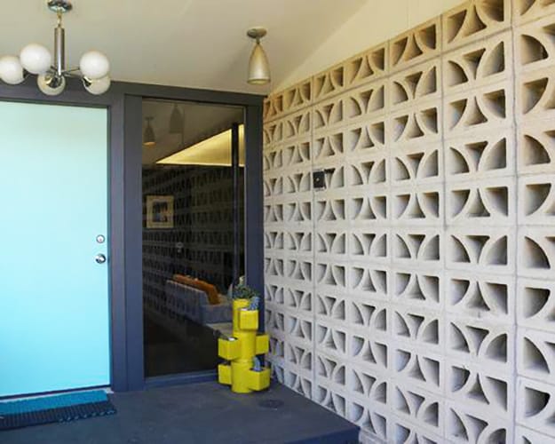 exterior door colors mid century modern style