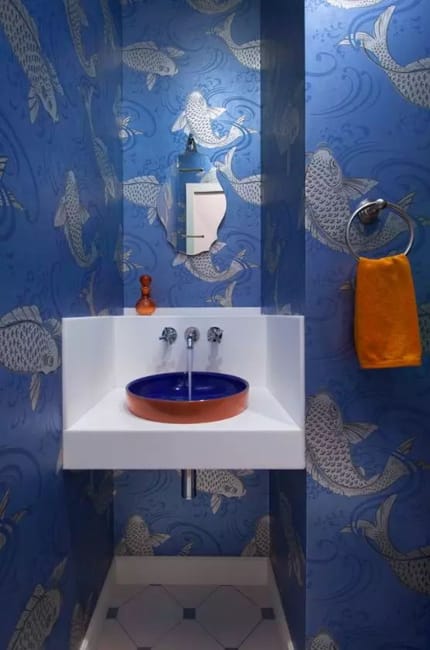 blue wall coverings modern wall decorating ideas