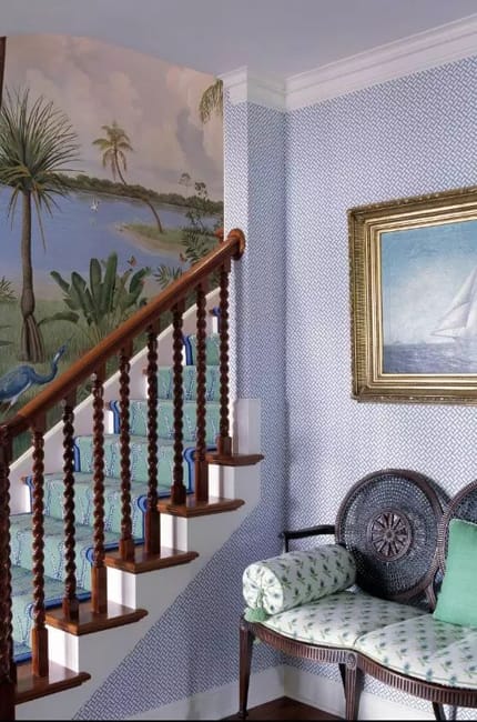 blue wall coverings modern wall decorating ideas