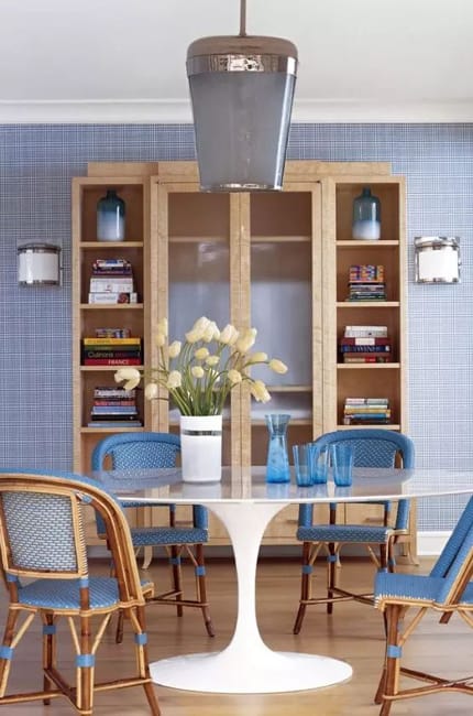 blue wall coverings modern wall decorating ideas