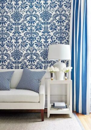 Decorating with Gorgeous Blue Wallpapers, Modern Interior Design Ideas ...