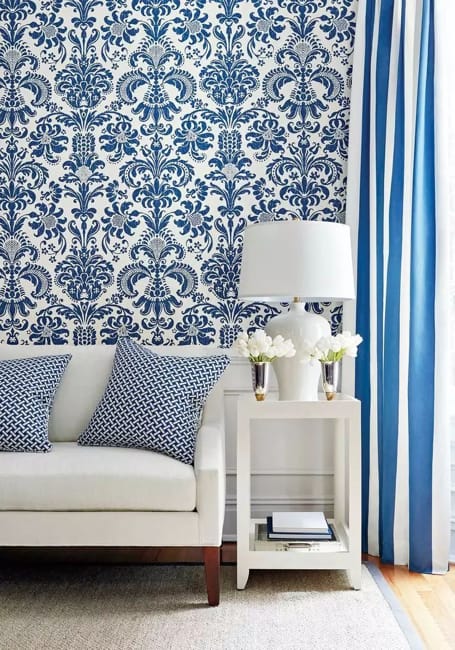 blue wall coverings modern wall decorating ideas