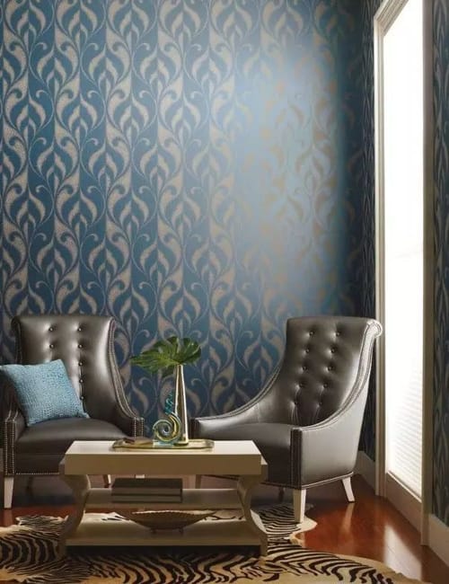 blue wall coverings modern wall decorating ideas