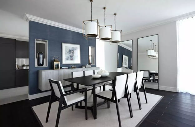 blue wall coverings modern wall decorating ideas