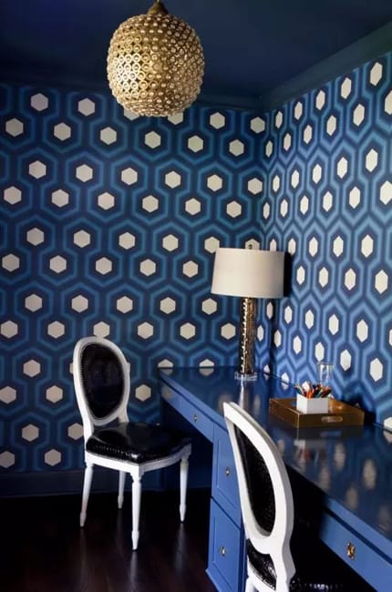 blue wall coverings modern wall decorating ideas