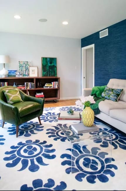blue wall coverings modern wall decorating ideas