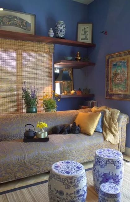 blue wall coverings modern wall decorating ideas