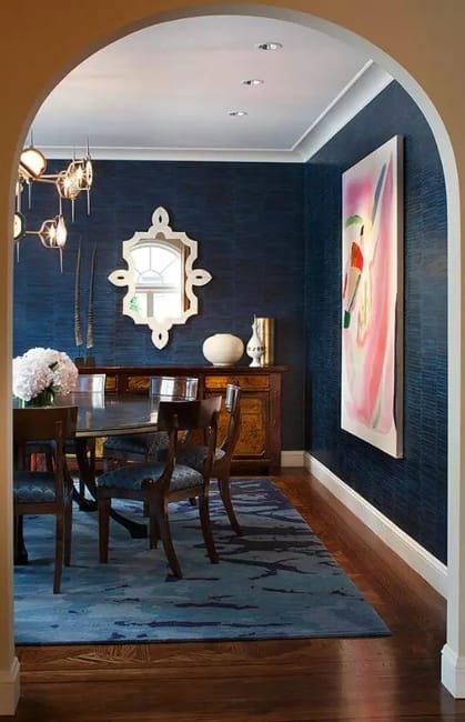 blue wall coverings modern wall decorating ideas