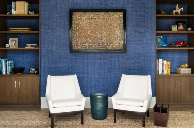 blue wall coverings modern wall decorating ideas
