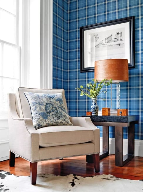 blue wall coverings modern wall decorating ideas
