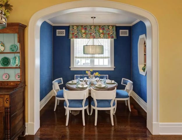 yellow blue wall colors
