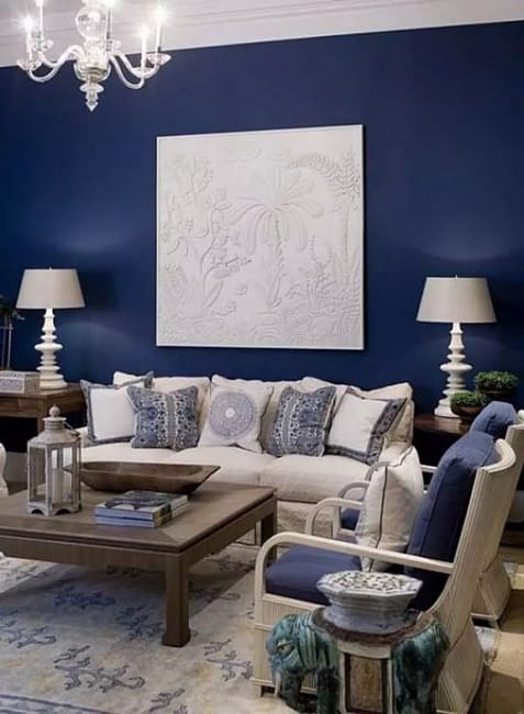 blue wall coverings modern wall decorating ideas