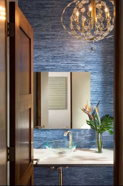 blue wall coverings modern wall decorating ideas