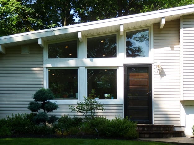 exterior door colors mid century modern style