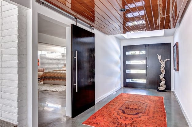 contemporary doors black color