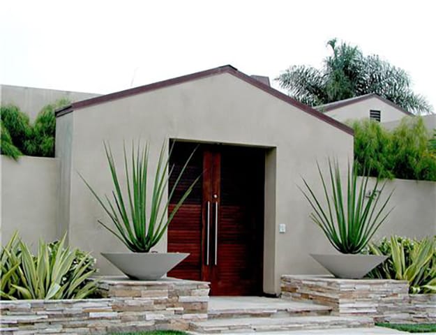 exterior door colors mid century modern style