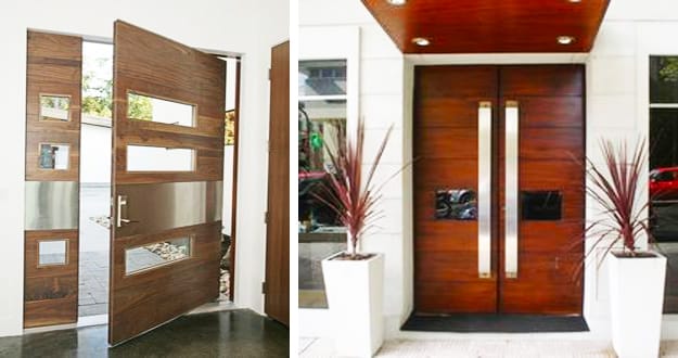 exterior door colors mid century modern style