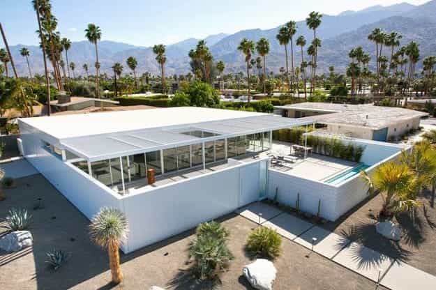geometric landscape designs mid century modern homes