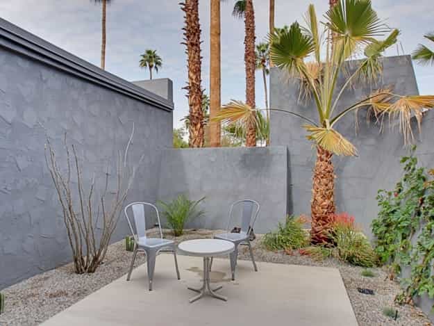 geometric landscape designs mid century modern homes