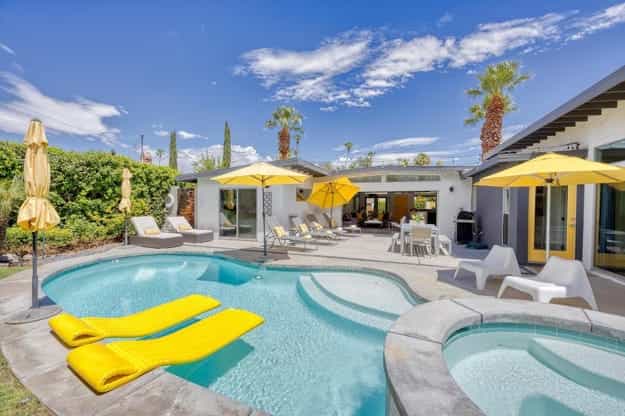 geometric landscape designs mid century modern homes