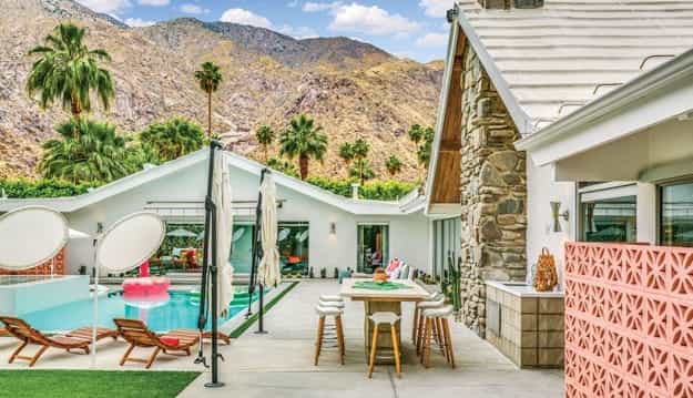 geometric landscape designs mid century modern homes