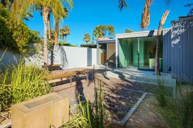 geometric landscape designs mid century modern homes