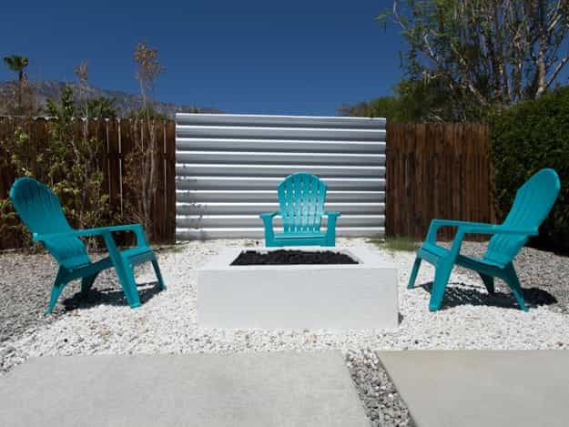 geometric landscape designs mid century modern homes