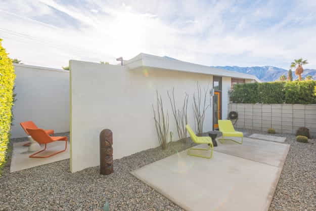 geometric landscape designs mid century modern homes